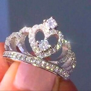 BRIDAL GOLD CROWN WEDDING RING